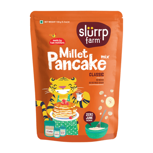 Slurrp Farm Blueberry & Classic Combo: Millet Pancake