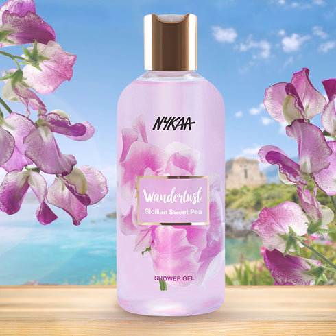 Wanderlust Sicilian Sweet Pea Floral Perfume Body Wash