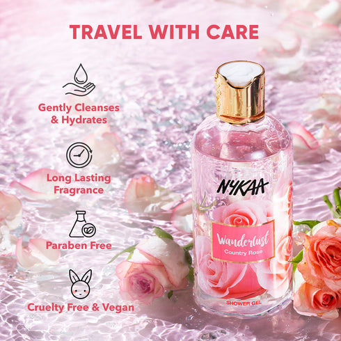 Wanderlust Country Rose Floral Perfume Body Wash