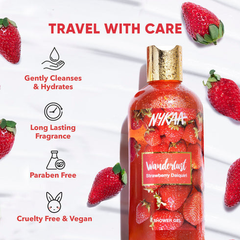 Wanderlust Strawberry Daiquiri Fruity Perfume Body Wash