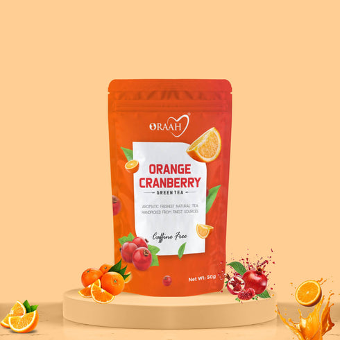 Oraah Cranberry Orange Green Tea