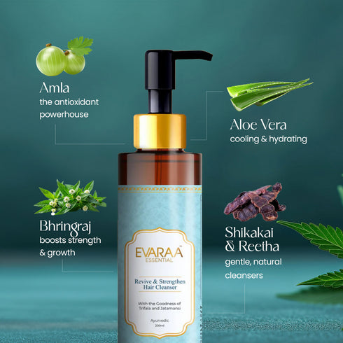 Evaraa Essential Revive & Strengthen Hair Cleanser