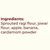 The Divine Foods A+B Cereal Sprouted Ragi for Easy Digestion and Natural Weight Gain