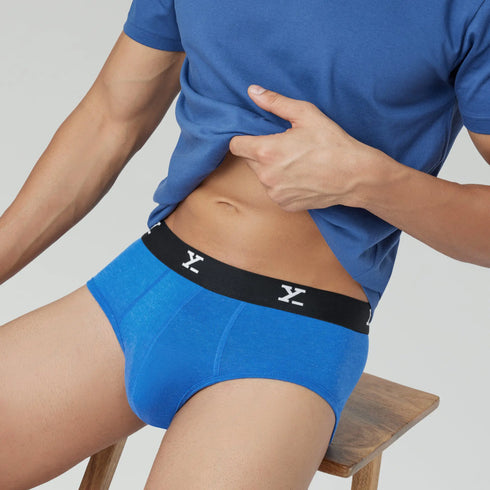 XYXX Ace Medley Modal Briefs Olympic Blue