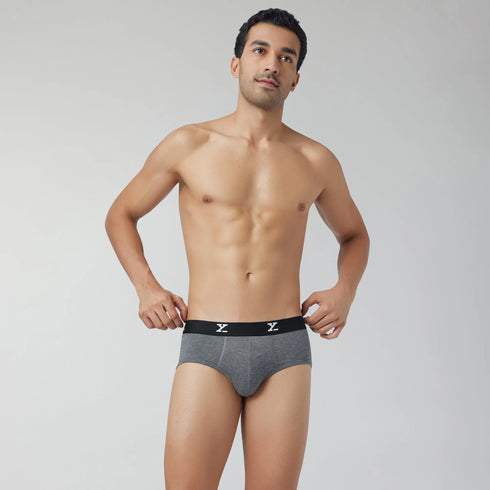 XYXX Ace Medley Modal Briefs Icy Grey