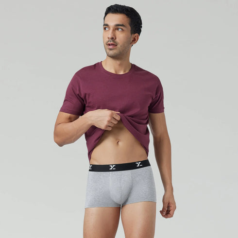 XYXX Ace Medley Modal Trunks Stone Grey