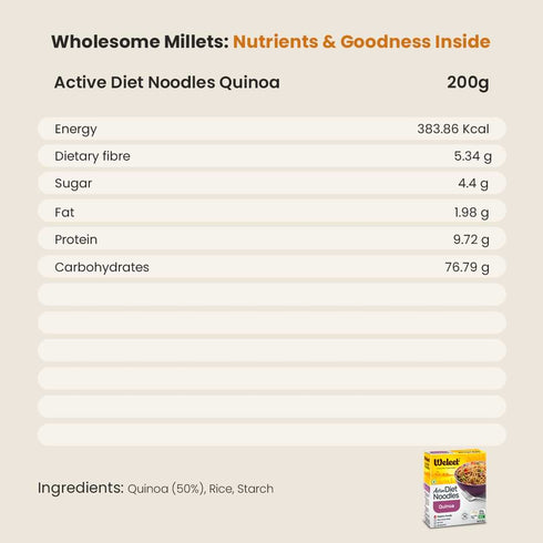 Weleet Active Diet Noodles Quinoa