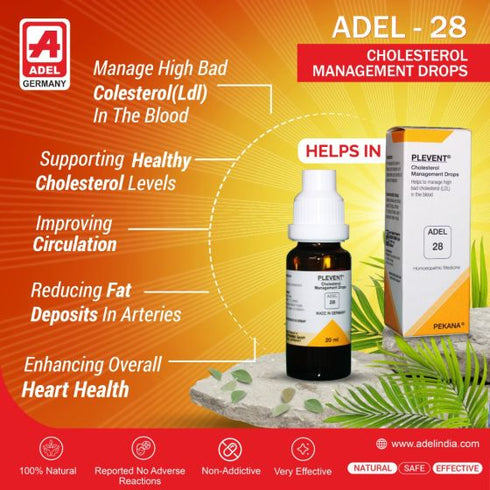 ADEL 28 - Cholesterol Management Drops 20ml