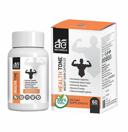 Ae Naturals Health Tone Weight Gain Capsules 60 Caps