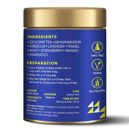 Tea Raja - After Party Hangover Relief 25 Tea Bags