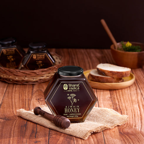 Bharat Vedica Ajwain Flower Honey Ajwain Phool Shahad