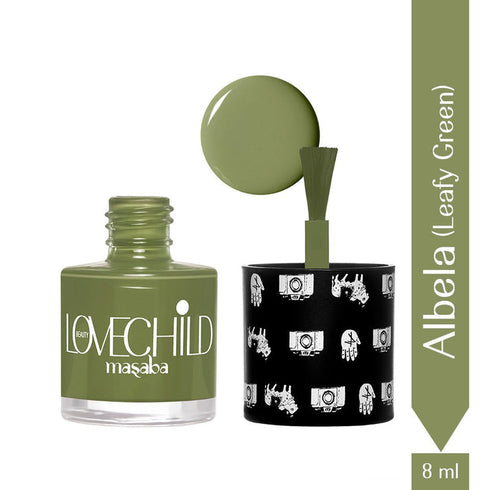 LoveChild Albela Breathable Leafy Green Glossy Nail Paint