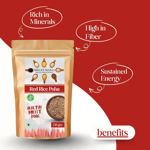 Millet Mania Red Rice Poha