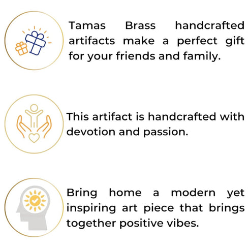 Tamas Two Toned Brass Urli