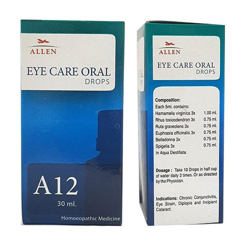 Allen A12 Eye Care Oral Drop