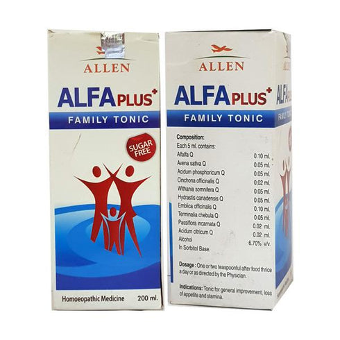 Allen Alfa Plus Sugar Free Family Tonic