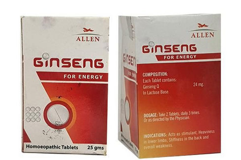 Allen Ginseng For Energy Tablet