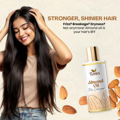 Tvishi Skincare Pure Cold Pressed Almond Oil