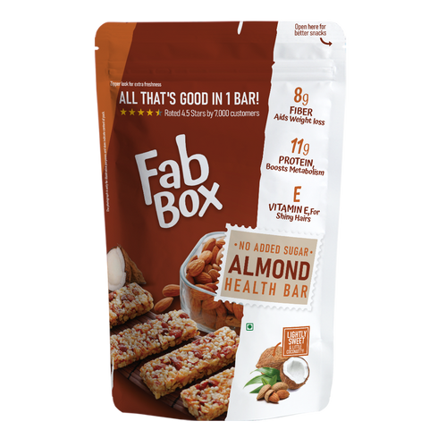 Fabbox Almond Coconut Bar 120G 30G 4 Bars
