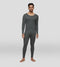 XYXX Cotton Rich Long Sleeve Thermal Set Graphite Grey