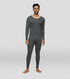 XYXX Cotton Rich Long Sleeve Thermal Set Graphite Grey