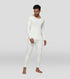 XYXX Cotton Rich Long Sleeve Thermal Set Ivory White