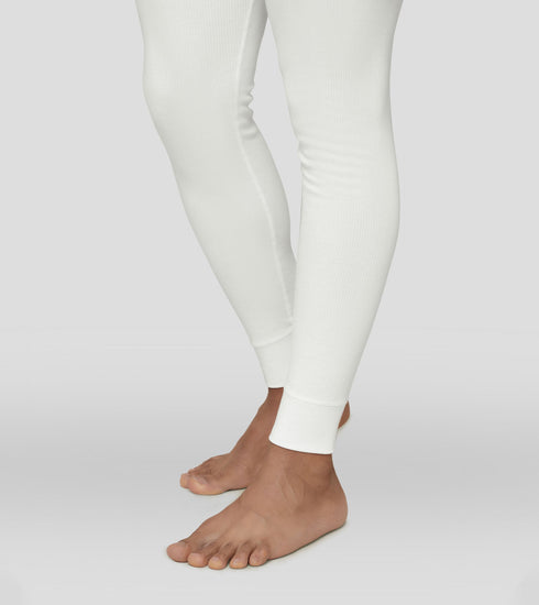 XYXX Cotton Rich Long Sleeve Thermal Set Ivory White
