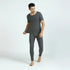 XYXX Cotton Rich Short Sleeve Thermal Set Graphite Grey