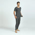 XYXX Cotton Rich Short Sleeve Thermal Set Graphite Grey