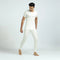 XYXX Cotton Rich Short Sleeve Thermal Set Ivory white