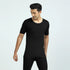 XYXX Cotton Rich Short Sleeve Thermal Set Pitch Black