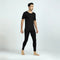 XYXX Cotton Rich Short Sleeve Thermal Set Pitch Black