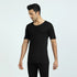 XYXX Cotton Rich Short Sleeve Thermal Set Pitch Black