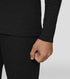 XYXX Cotton Rich Long Sleeve Thermal Set Pitch Black