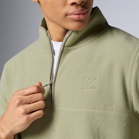 XYXX Mens Alterra Polar Fleece Jackets Cascade Grey
