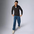 XYXX Mens Alterra Polar Fleece Jackets Malt Brown