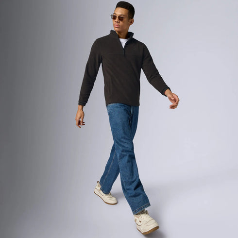 XYXX Mens Alterra Polar Fleece Jackets Malt Brown