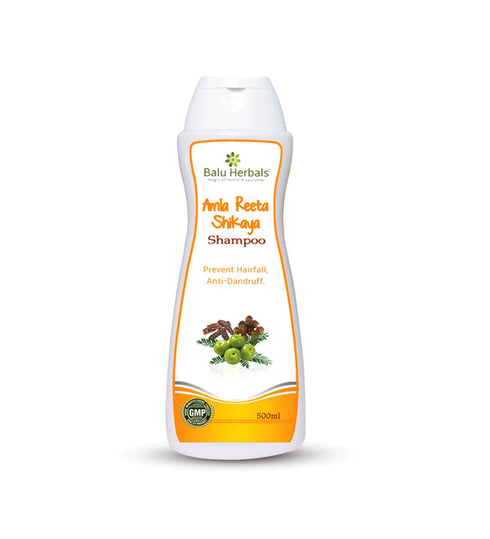 Balu Herbals Amla Reeta Shikaya Shampoo 500ml