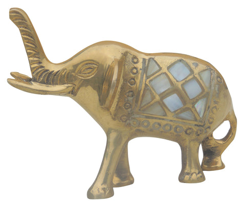 Brass Showpiece Elephant Seep Statue 0.26kg