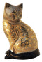 Brass Table Decor Showpiece Cat Statue 0.84kg