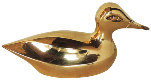 Brass Showpiece Duck Statue 0.13kg