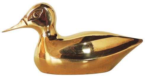 Brass Showpiece Duck Statue 0.13kg
