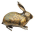 Brass Showpiece Rabbit Nickel Fancy Statue 0.92kg