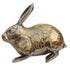 Brass Showpiece Rabbit Nickel Fancy Statue 0.92kg