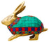 Brass Showpiece Rabbit Stone Statue 0.6kg