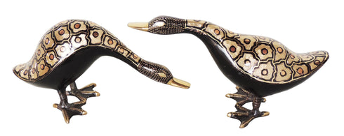 Brass Showpiece Duck Pair 2.46kg