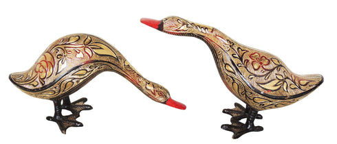 Brass Showpiece Duck Pair 2.46kg