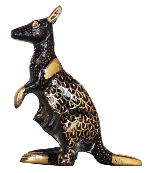 Brass Kangaroo Statue 0.415kg