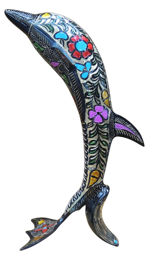 Brass Dolphin Statue 2kg