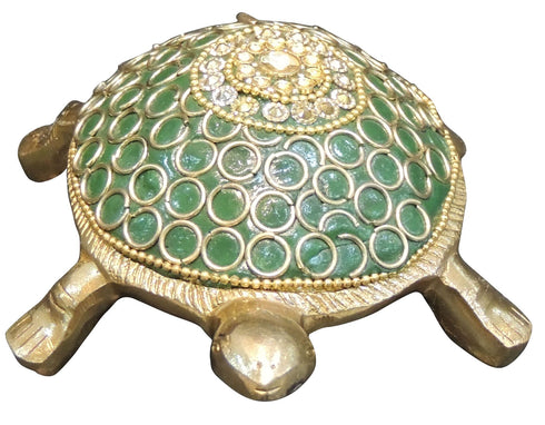 Brass Green Tortoise statue 0.36kg
